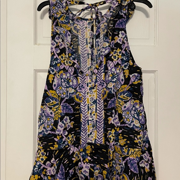 Free People Summer in Tulum Linen Blend Tunic M - Picture 6 of 10